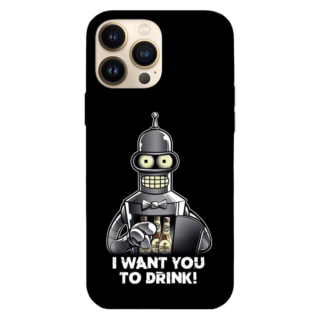 Husa model I want you to drink Futurama