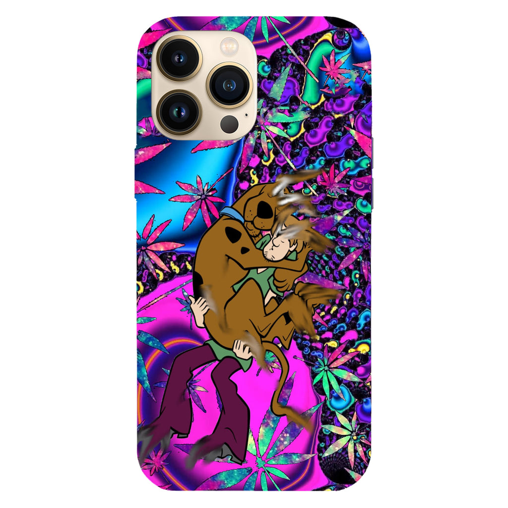Husa model Scooby Doo psyhedelic art