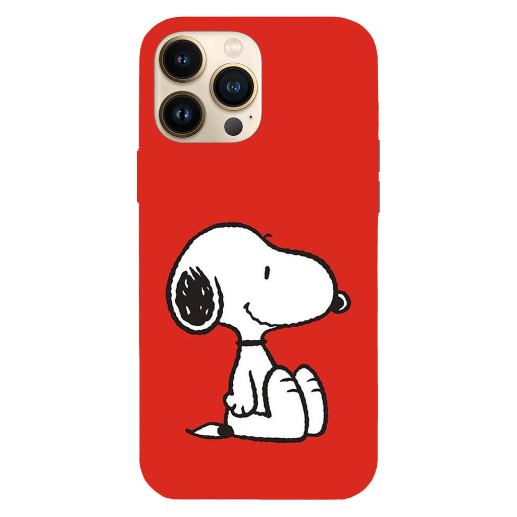 Husa model Snoopy likes the red color