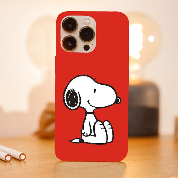 Husa model Snoopy likes the red color