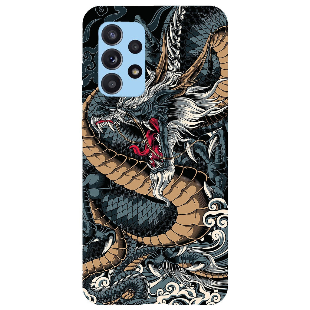 Husa compatibila cu Samsung Galaxy A73 5G model Dragon, Silicon, TPU, Viceversa