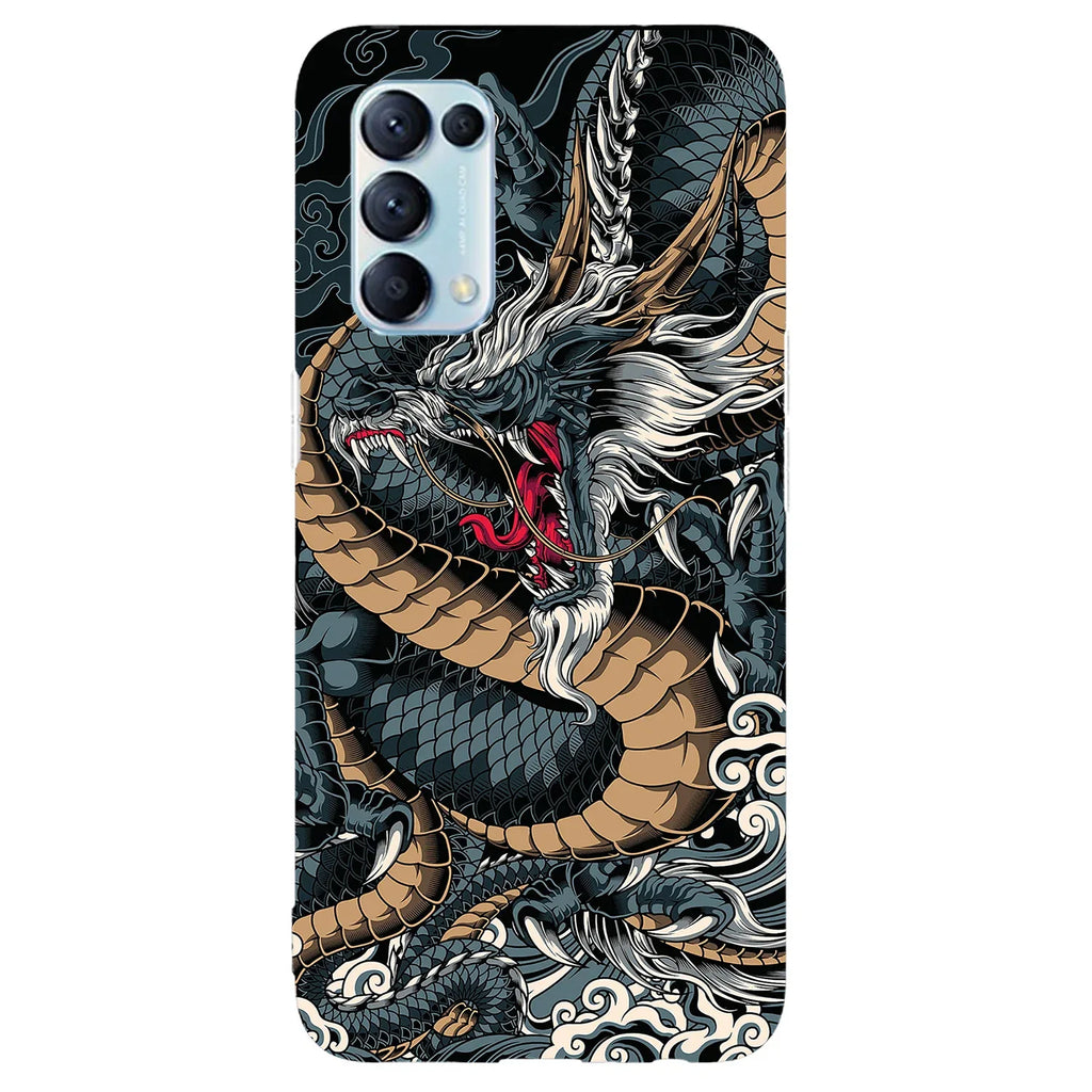 Husa compatibila cu Oppo Reno 6 Pro 5G model Dragon, Silicon, TPU, Viceversa - Viceversa