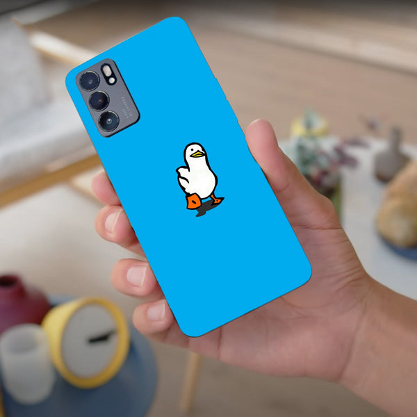 Husa compatibila cu Oppo Reno 5 4G model Duckduckgo, Silicon, TPU, Viceversa
