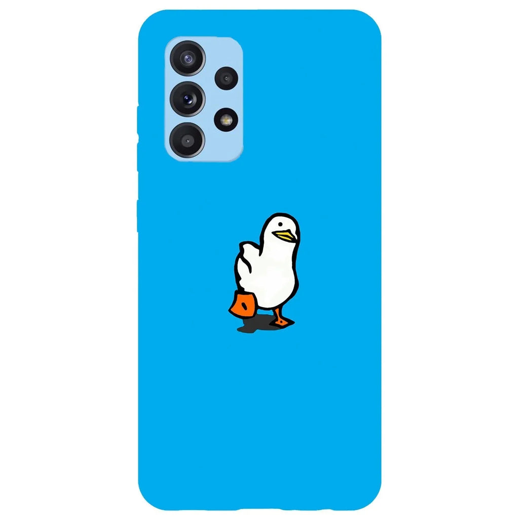 Husa compatibila cu Samsung Galaxy A22 5G model Duckduckgo, Silicon, TPU, Viceversa - Viceversa