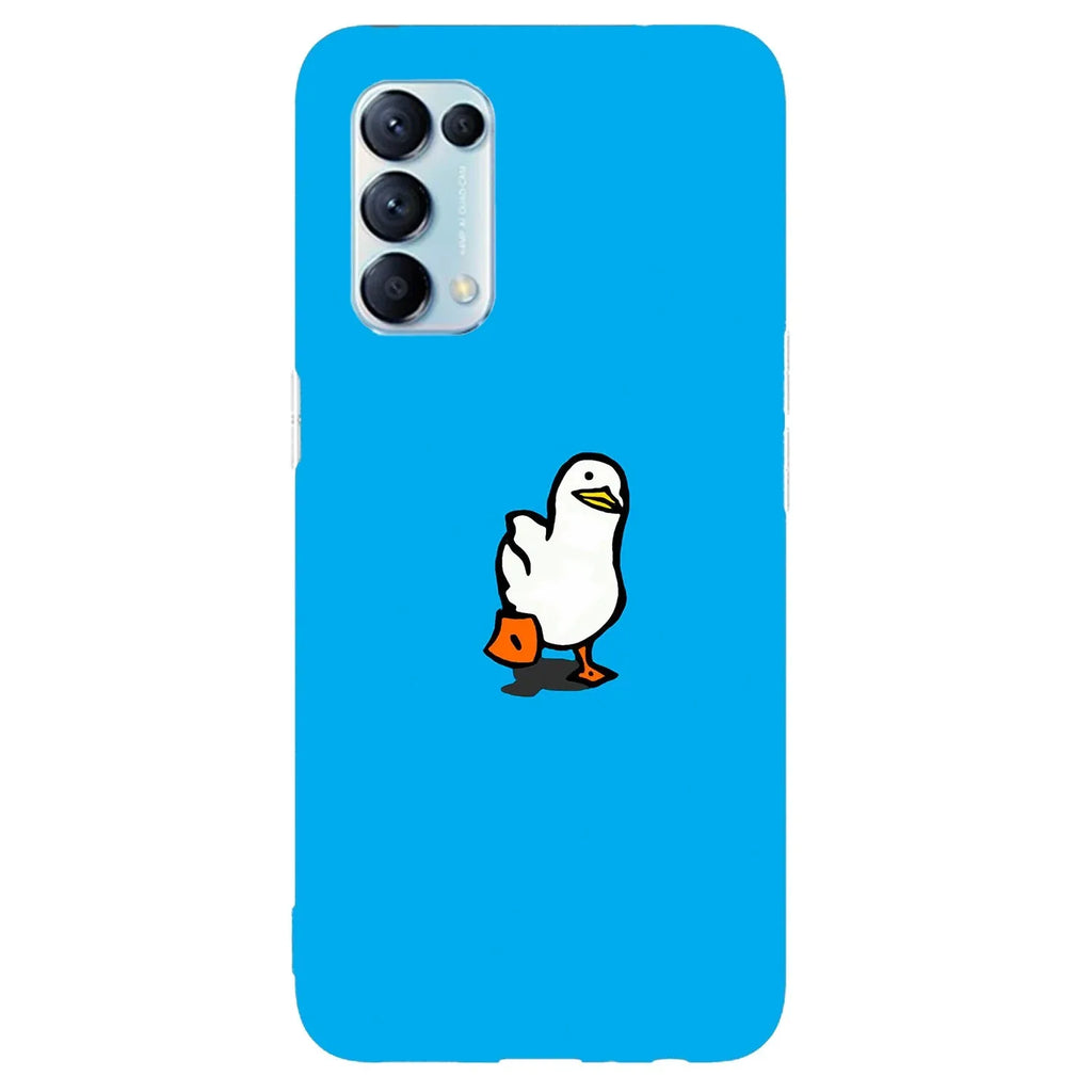 Husa compatibila cu Oppo A5 (2020) model Duckduckgo, Silicon, TPU, Viceversa - Viceversa