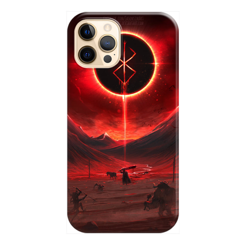 Husa silicon Apple iPhone 12 Pro Max model Red Eclipse, Silicon, TPU Viceversa