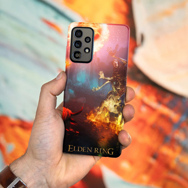 Husa compatibila cu Samsung Galaxy A73 5G model Boss Fight Elden Ring, Silicon, TPU, Viceversa