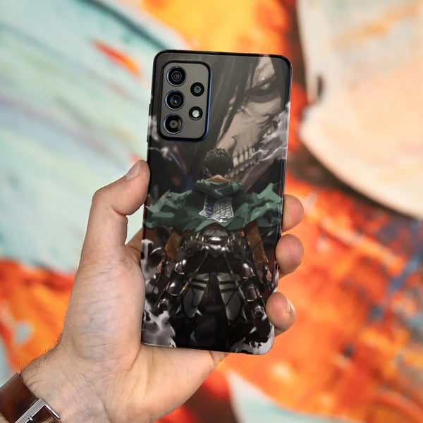 Husa compatibila cu Samsung Galaxy A53 5G model Eren Atack on titan, Silicon, TPU, Viceversa - Viceversa