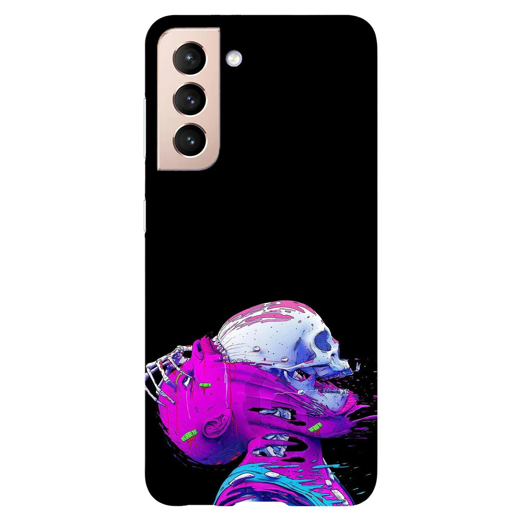 Husa compatibila cu Samsung Galaxy S21 Ultra model Escape from society, Silicon, TPU, Viceversa - Viceversa