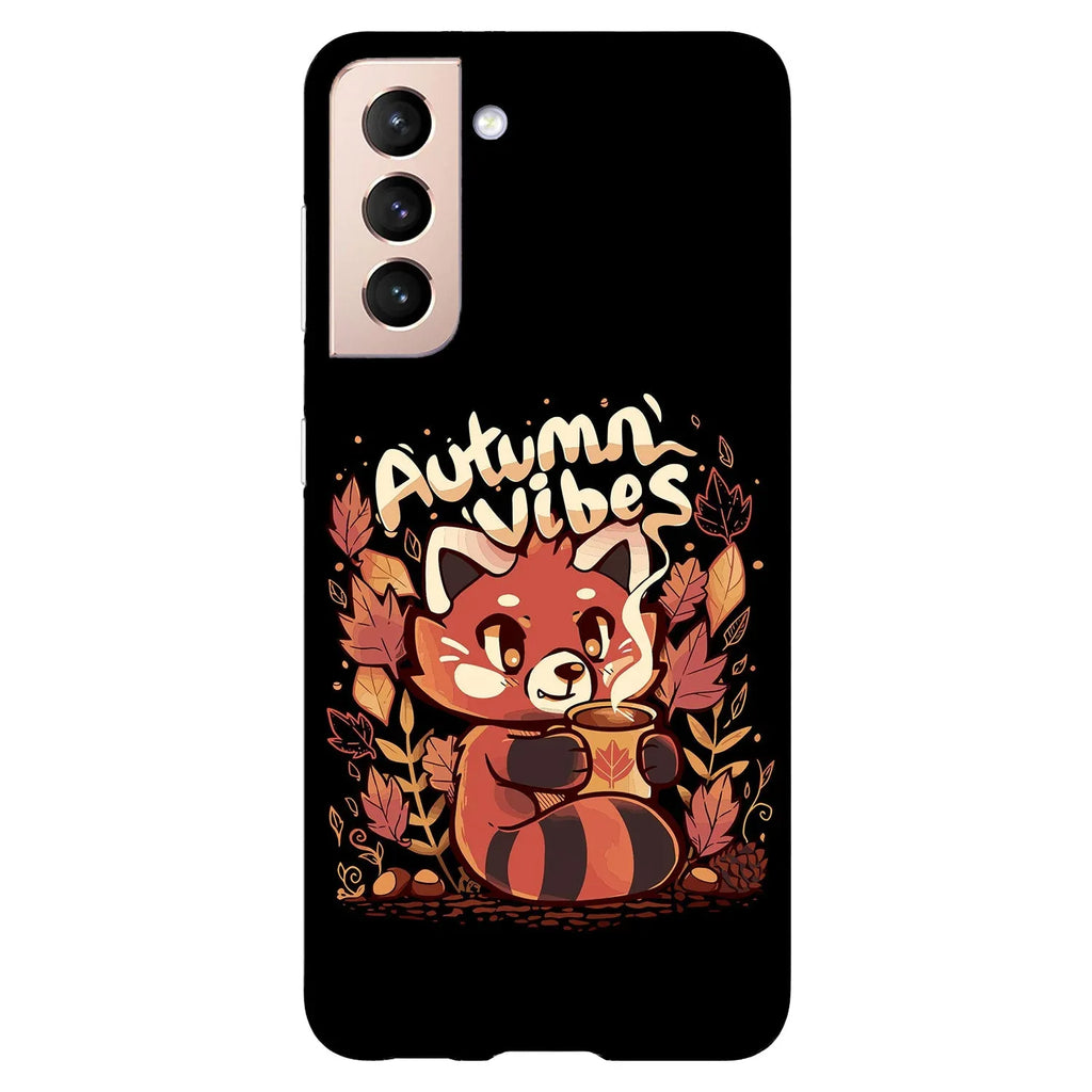 Husa compatibila cu Samsung Galaxy S21 model Fall vibes, Silicon, TPU, Viceversa - Viceversa