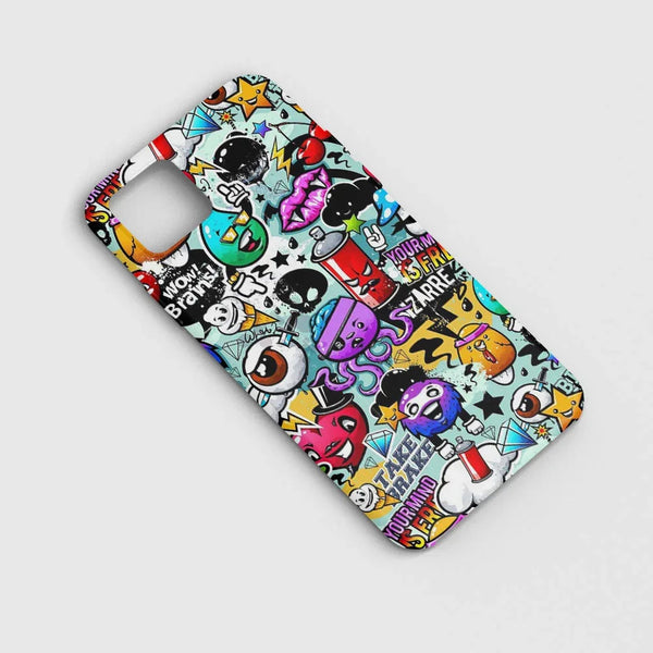Husa Apple iPhone 12 Mini model Graffity, Silicon, TPU, Viceversa - Viceversa