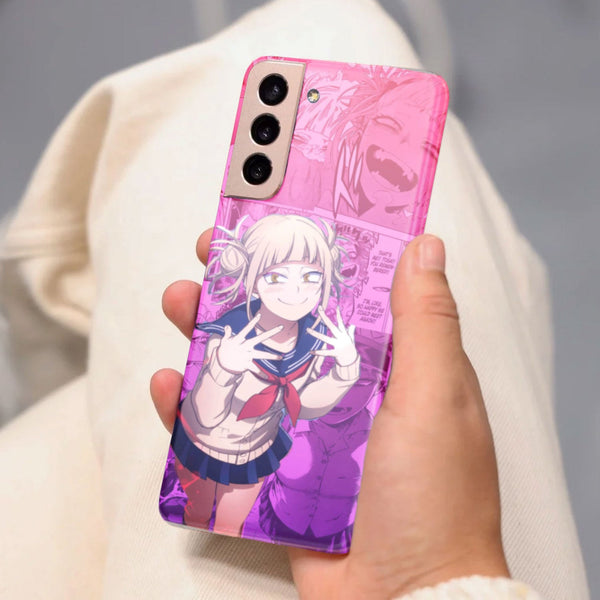 Husa compatibila cu Samsung Galaxy S21 FE model Himiko Toga My hero academia, Silicon, TPU, Viceversa