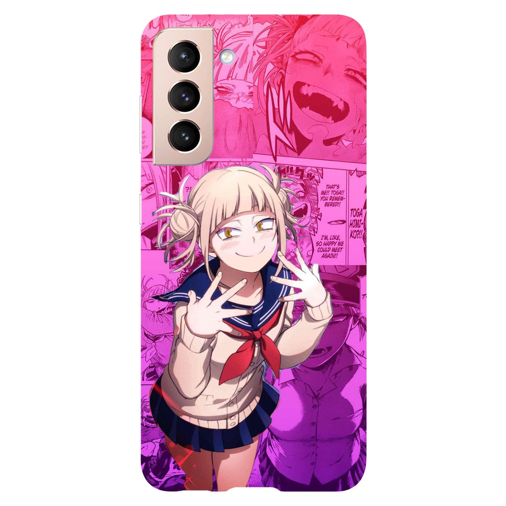 Husa compatibila cu Samsung Galaxy S21 FE model Himiko Toga My hero academia, Silicon, TPU, Viceversa