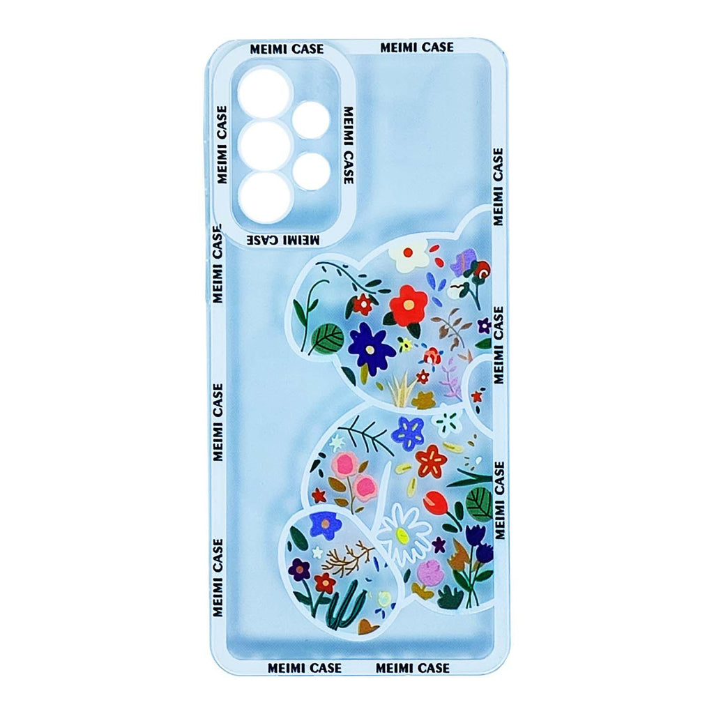 Husa compatibila cu Samsung Galaxy A33 5G model Flower Bear, Silicon, TPU, Viceversa - Viceversa