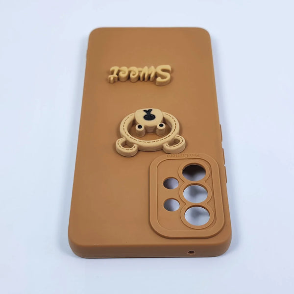 Husa compatibila cu Samsung Galaxy A53 5G model Sweet Bear 5D, Silicon, TPU, Viceversa - Viceversa