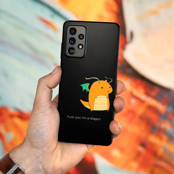 Husa compatibila cu Samsung Galaxy A53 5G model I am a dragon, Silicon, TPU, Viceversa - Viceversa