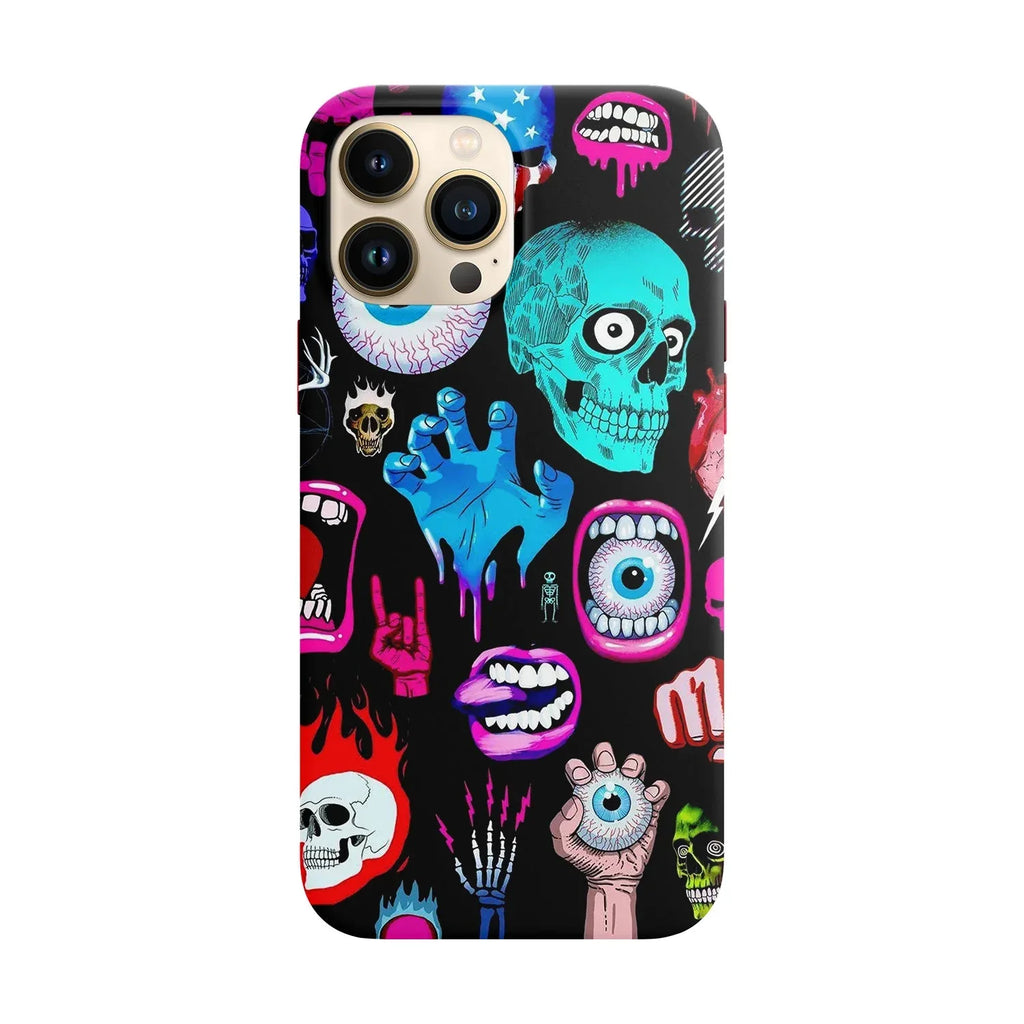 Husa compatibila cu Apple iPhone 12 Mini model I got eyes on you, Silicon, TPU, Viceversa - Viceversa