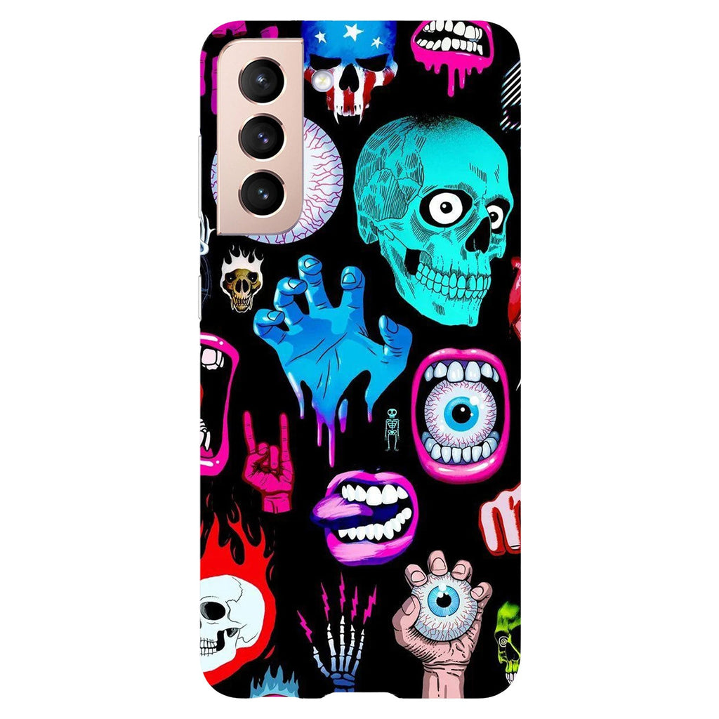 Husa compatibila cu Samsung Galaxy S21 FE model I got eyes on you, Silicon, TPU, Viceversa