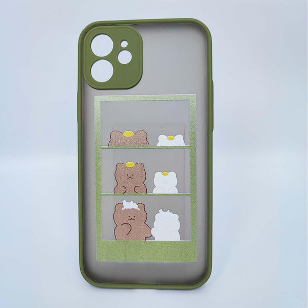 Husa compatibila cu Apple iPhone 12 model Teddy bears, Silicon, TPU, Viceversa - Viceversa