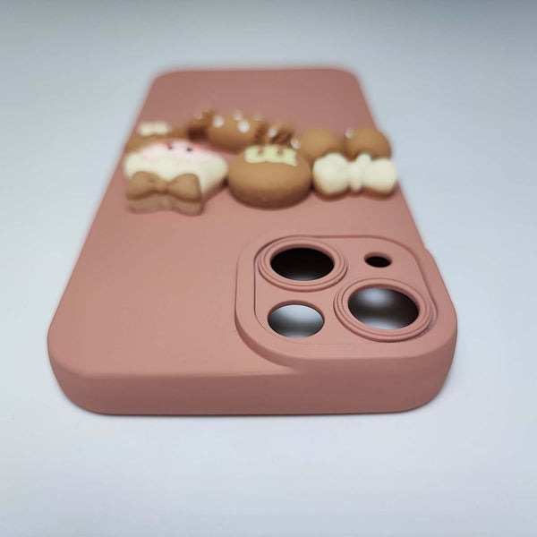 Husa compatibila cu Apple iPhone 13 Mini model Candy store 5D, Roz Pal, Silicon, TPU, Viceversa