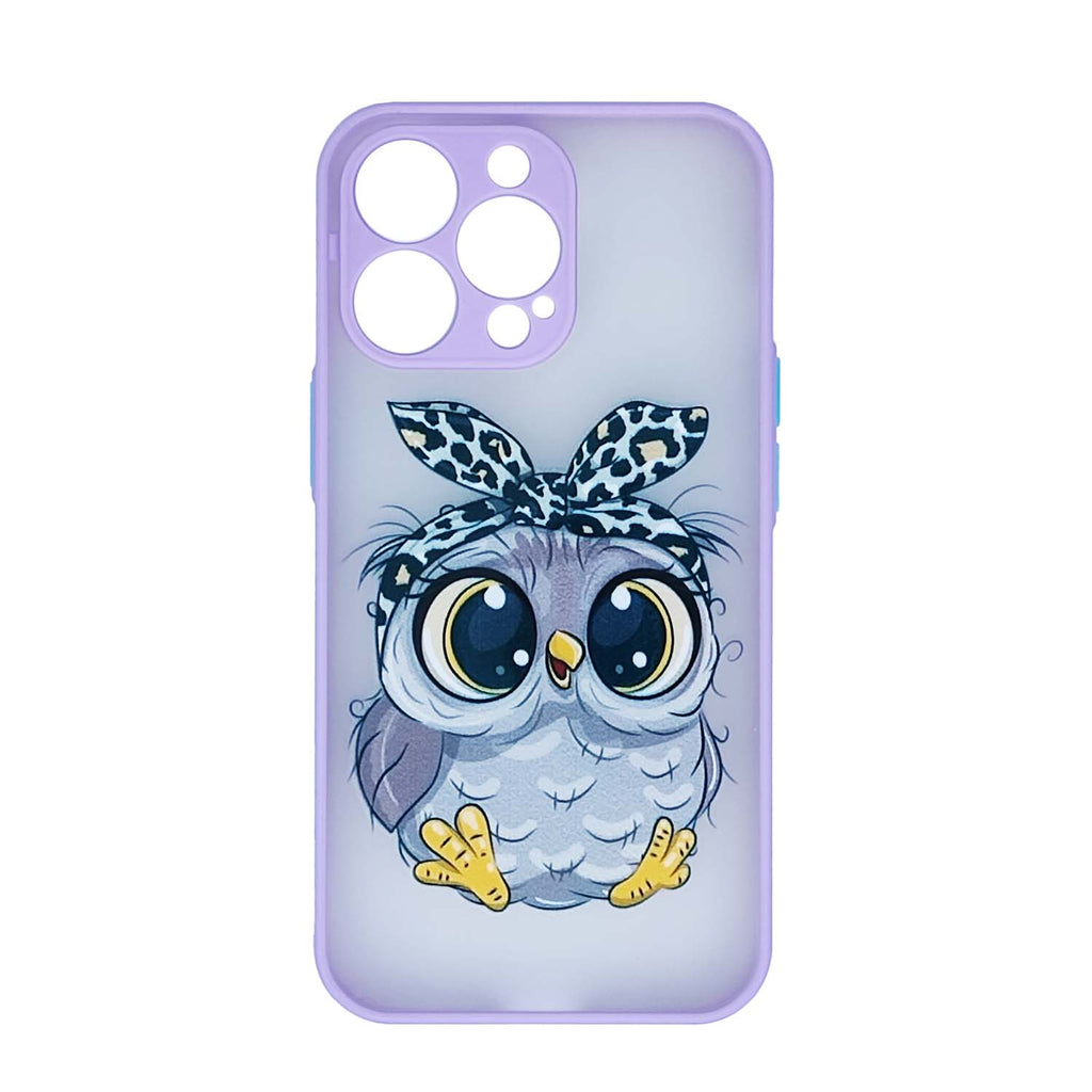 Husa compatibila cu Apple iPhone 13 Pro model Smol Owl, Silicon, TPU, Viceversa