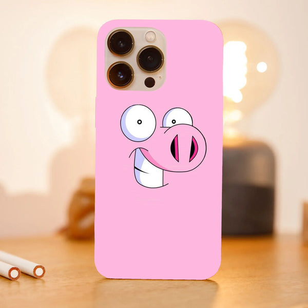 Husa model Cartoon smiling pig - Viceversa