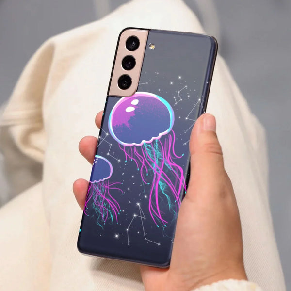 Husa compatibila cu Samsung Galaxy S20 Ultra model Jellyfish constellation, Silicon, TPU, Viceversa - Viceversa