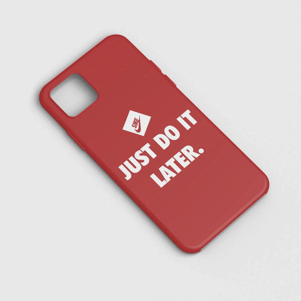 Husa compatibila cu Apple iPhone 12 Pro Max model Just do it later,Silicon, Tpu, Viceversa - Viceversa