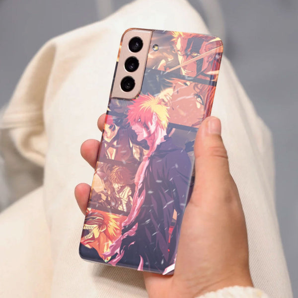 Husa compatibila cu Samsung Galaxy S21 FE model Hurosaki Ichigo Bleach, Silicon, TPU, Viceversa