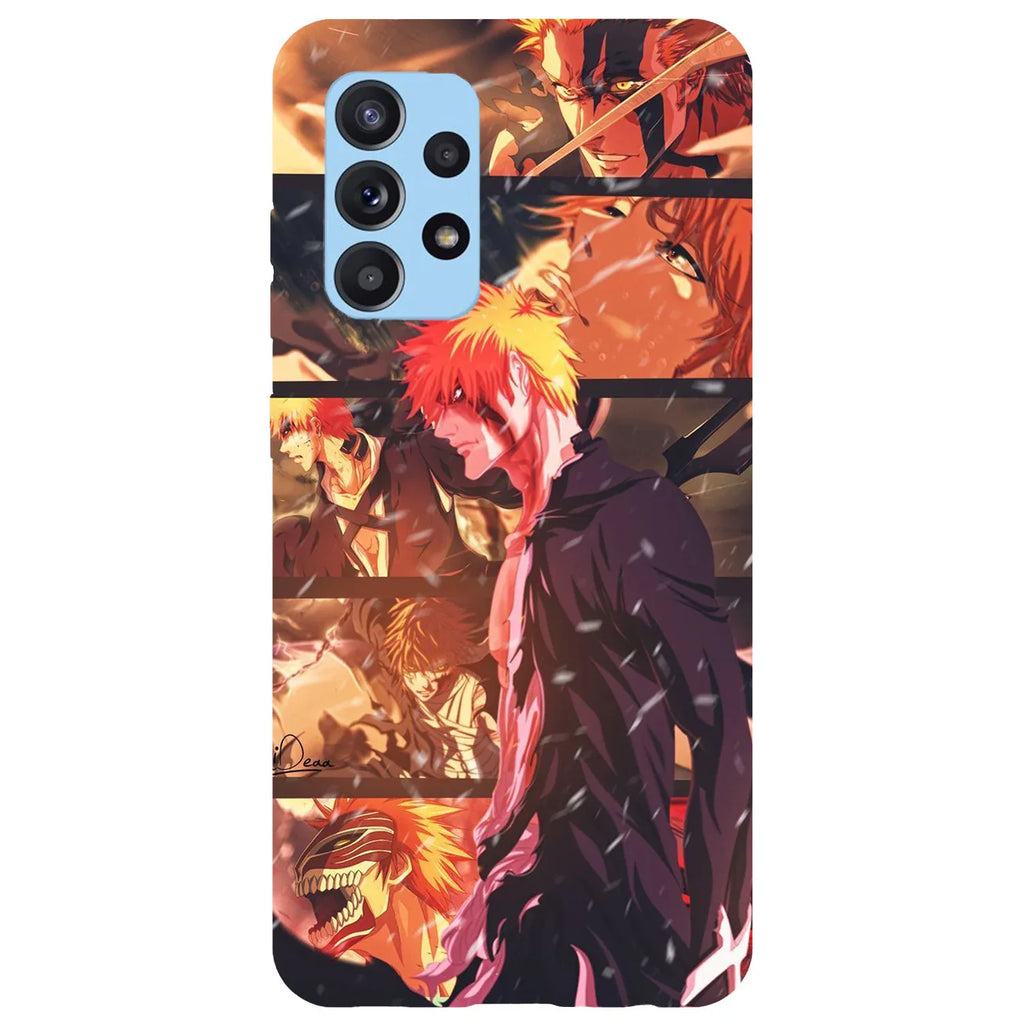 Husa compatibila cu Samsung Galaxy A53 5G model Hurosaki Ichigo Bleach, Silicon, TPU, Viceversa - Viceversa