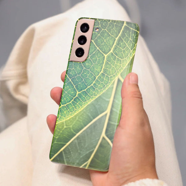 Husa compatibila cu Samsung Galaxy S21 FE model Leaf, Silicon, TPU, Viceversa