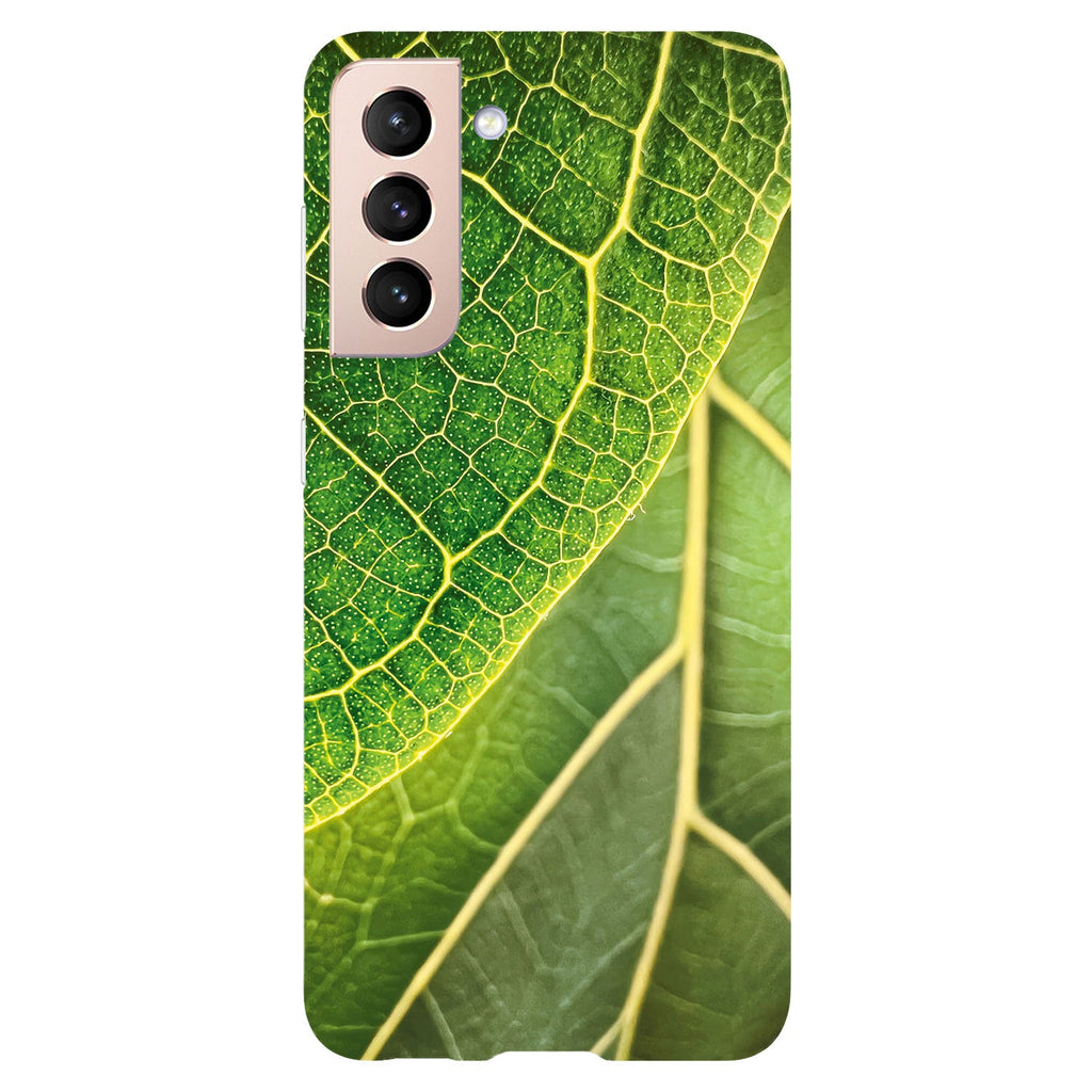 Husa compatibila cu Samsung Galaxy S21 FE model Leaf, Silicon, TPU, Viceversa