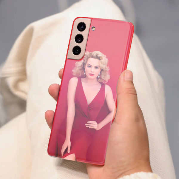 Husa compatibila cu Samsung Galaxy S21 FE model Margot Robbie, Silicon, TPU, Viceversa