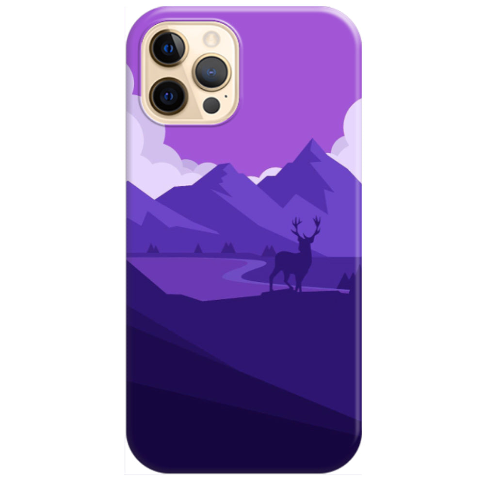 Husa silicon Apple iPhone 12 Pro Max model Purple Nature, Silicon, TPU Viceversa