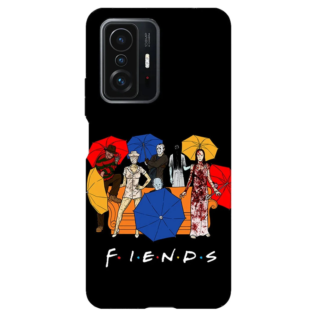 Husa compatibila cu Xiaomi 11T Pro model Friends horror edition, Silicon, TPU, Viceversa - Viceversa