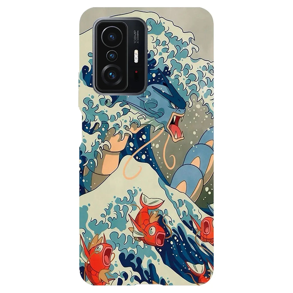 Husa compatibila cu Xiaomi 12 Pro model Gyarados and Magickarp Wave Pokemon, Silicon, TPU, Viceversa - Viceversa