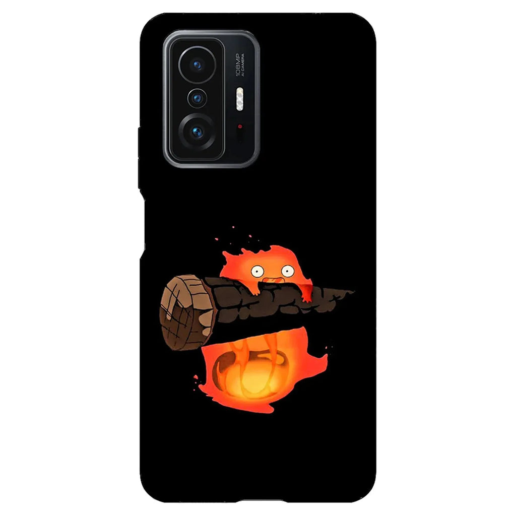Husa compatibila cu Xiaomi 11T Pro model Hi am Calcifer, Silicon, TPU, Viceversa - Viceversa