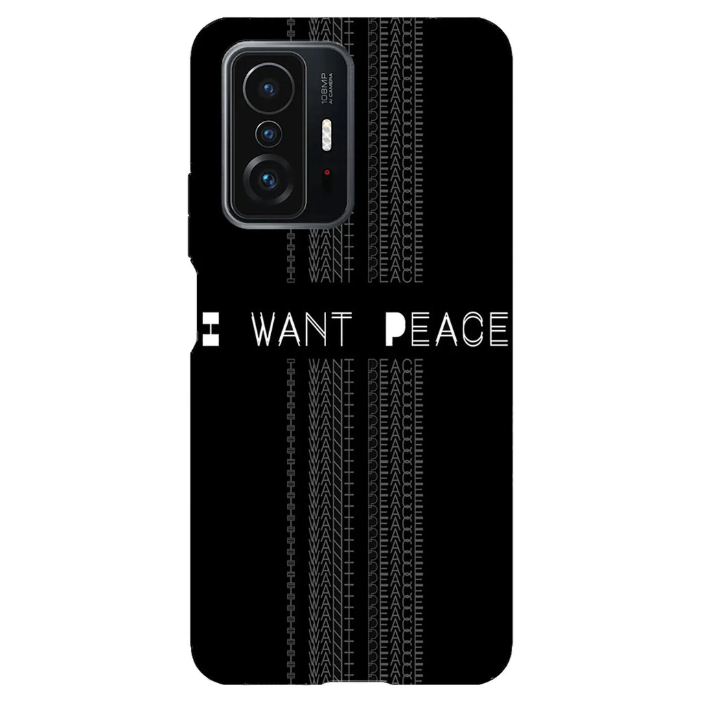 Husa compatibila cu Xiaomi 12 Pro model I want peace, Silicon, TPU, Viceversa - Viceversa
