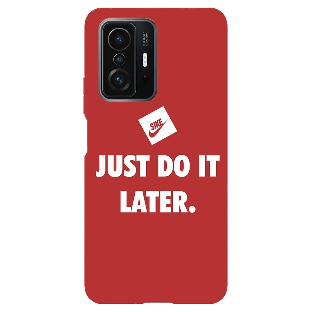 Husa compatibila cu Xiaomi 12 Pro model Just do it later, Silicon, TPU, Viceversa - Viceversa