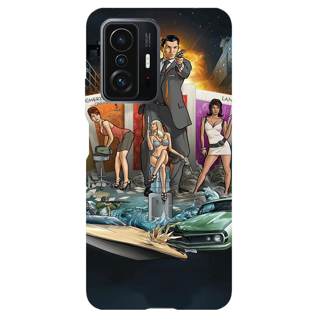 Husa compatibila cu Xiaomi 11T model Archer Detective, Silicon, TPU, Viceversa - Viceversa