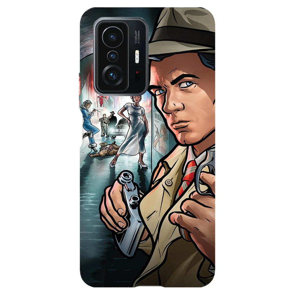 Husa compatibila cu Xiaomi 11T Pro model Archer Detective, Silicon, TPU, Viceversa - Viceversa