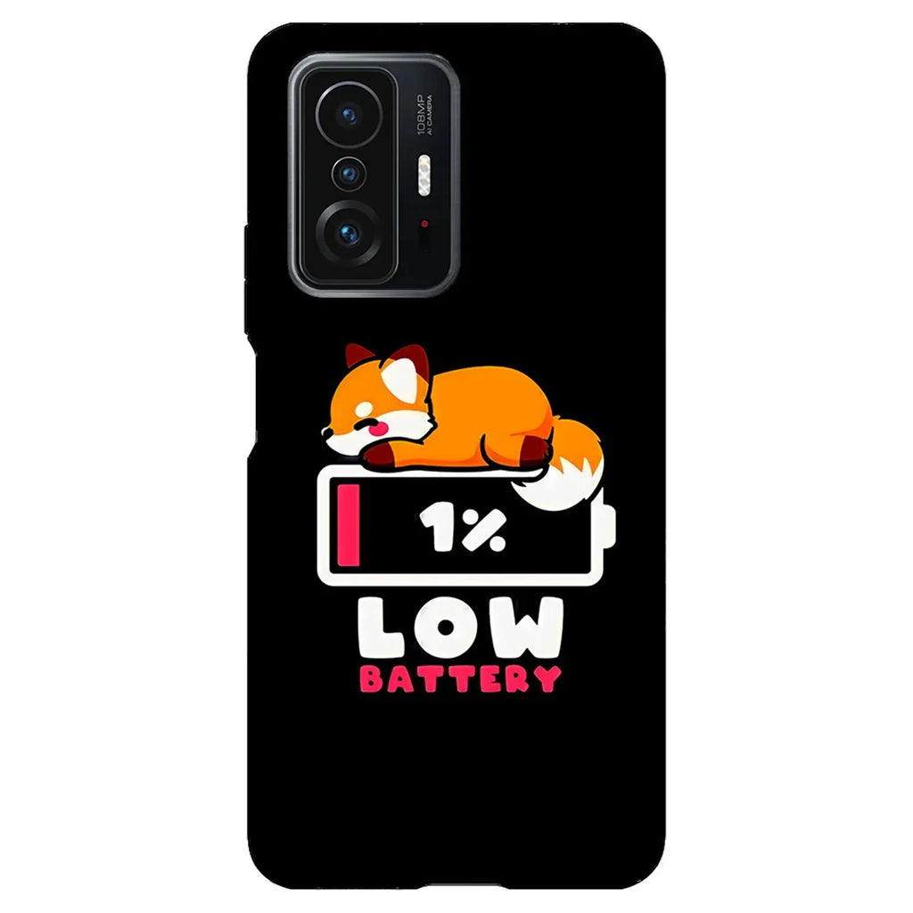 Husa compatibila cu Xiaomi 12 model Low battery, Silicon, TPU, Viceversa - Viceversa