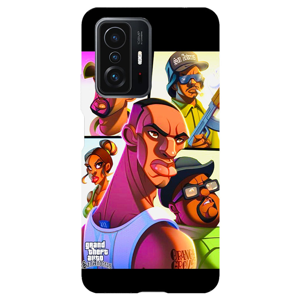 Husa compatibila cu Xiaomi 11T Pro model San andreas, Silicon, TPU, Viceversa