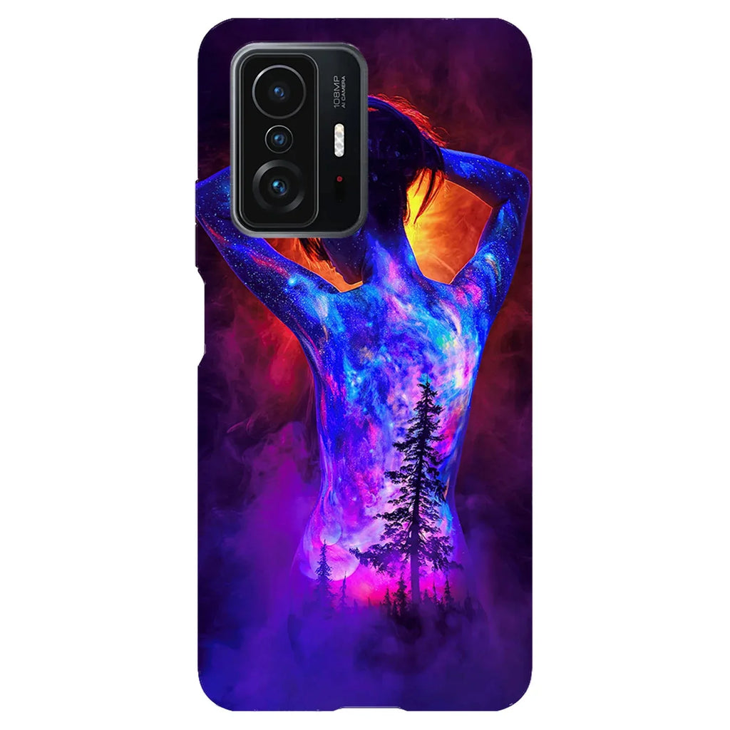 Husa compatibila cu Xiaomi 11T Pro model Space girl, Silicon, TPU, Viceversa - Viceversa
