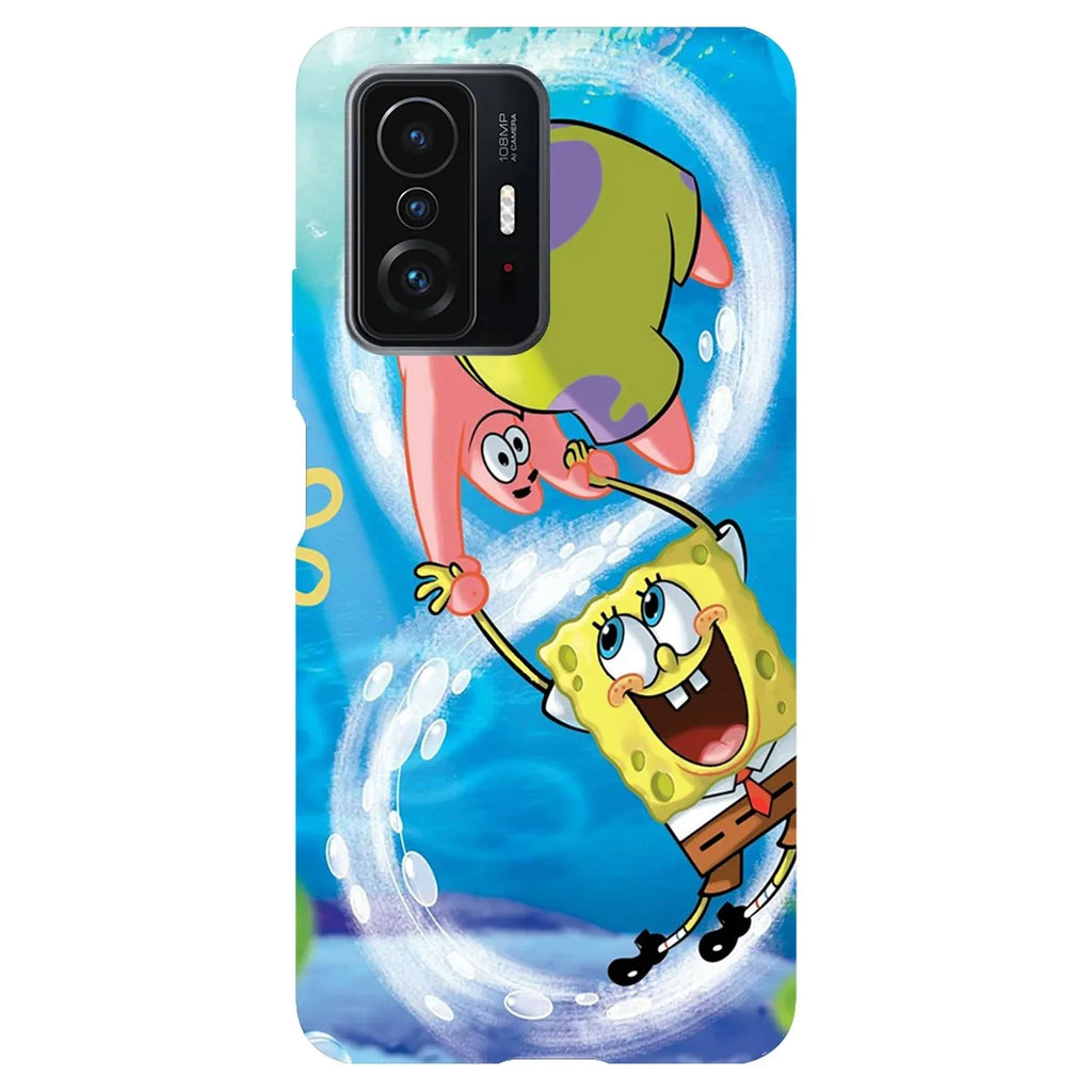 Husa compatibila cu Xiaomi 12 Pro model Sponge Bob and Patrick , Silicon, TPU, Viceversa - Viceversa