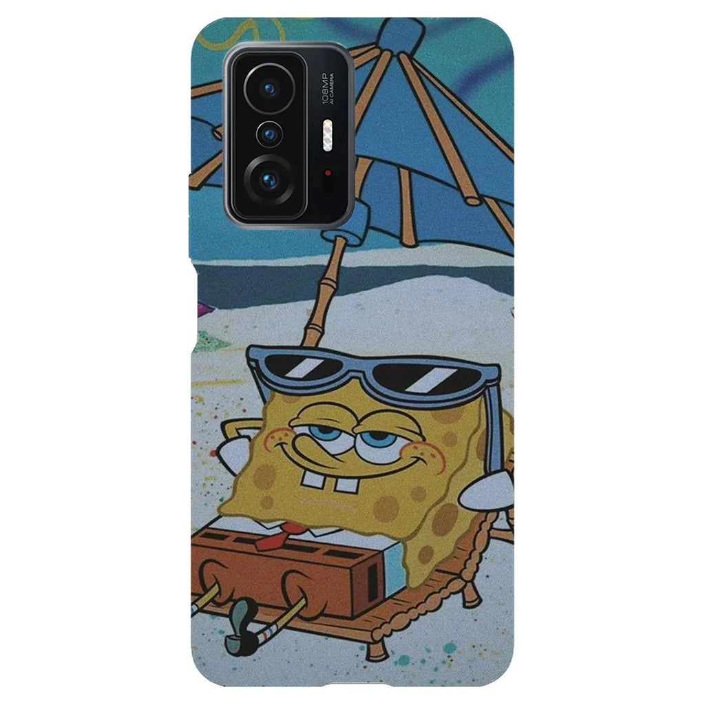 Husa compatibila cu Xiaomi 12 model Sponge Bob, Silicon, TPU, Viceversa - Viceversa