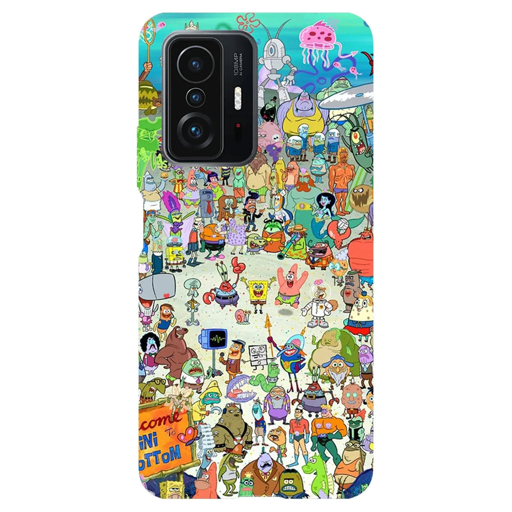Husa compatibila cu Xiaomi 12 model Bikini Bottom Spongebob, Silicon, TPU, Viceversa - Viceversa