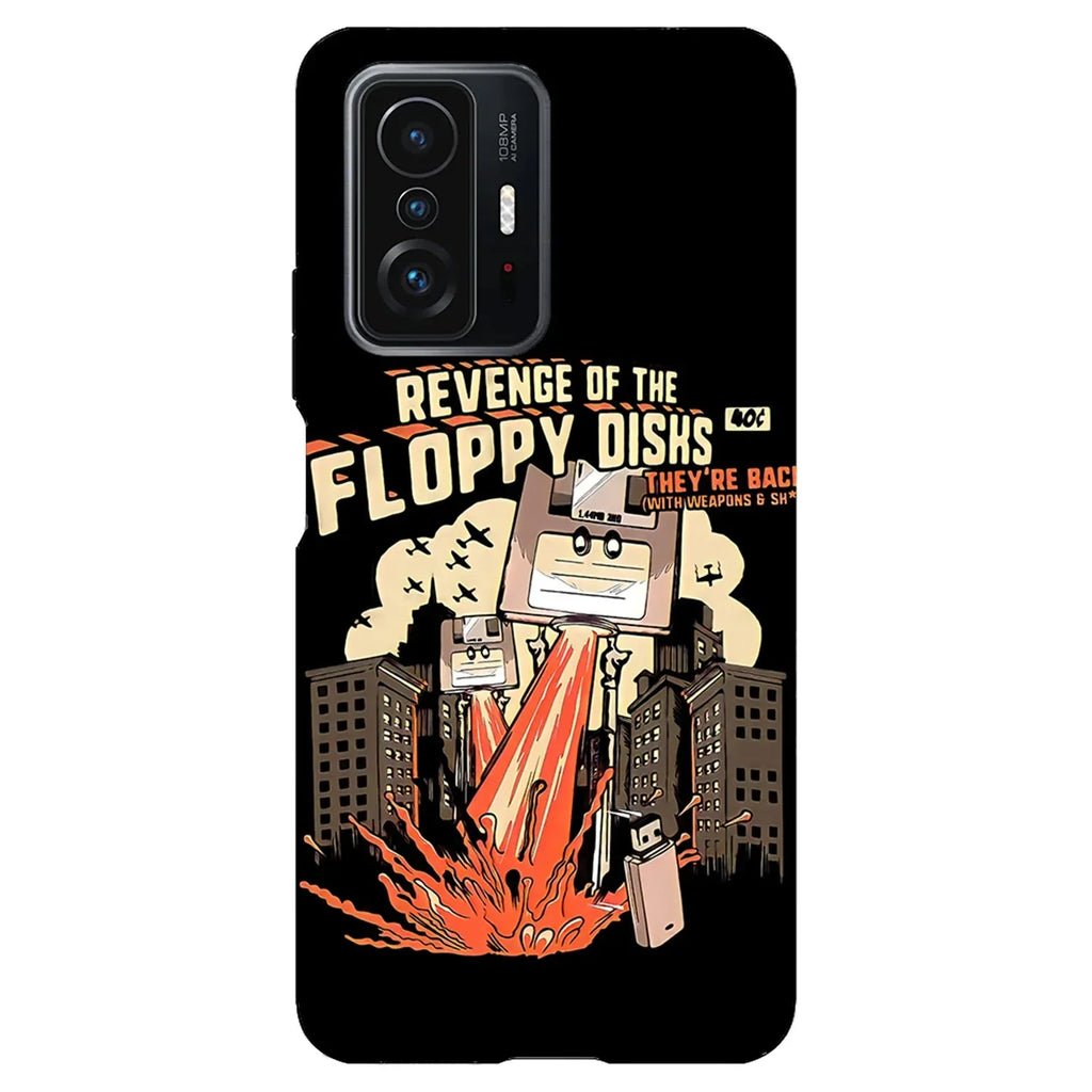 Husa compatibila cu Xiaomi 11T Pro model The revenge of flppy disk, Silicon, TPU, Viceversa - Viceversa