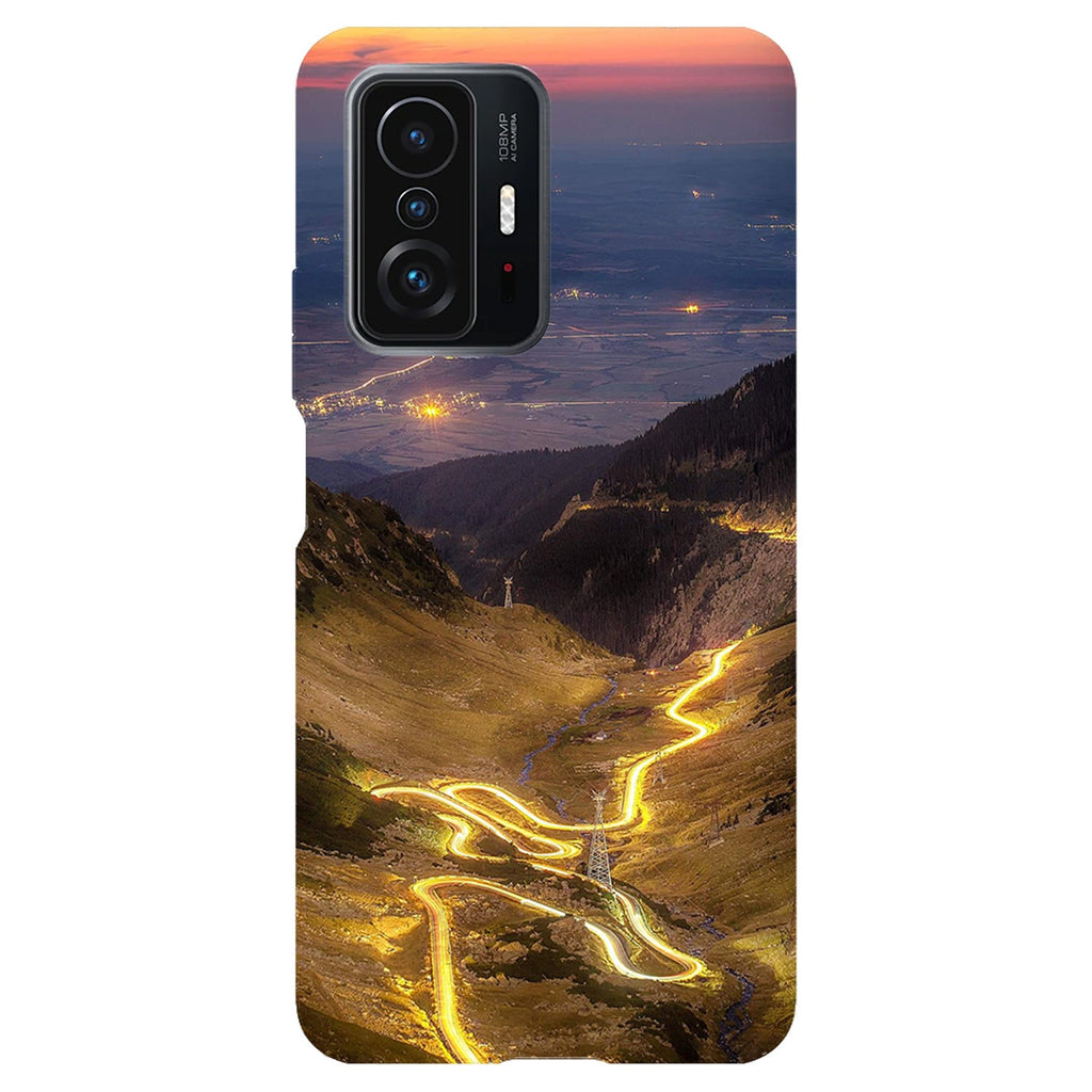Husa compatibila cu Xiaomi 11T Pro model Transfagarasan Sundown, Silicon, TPU, Viceversa