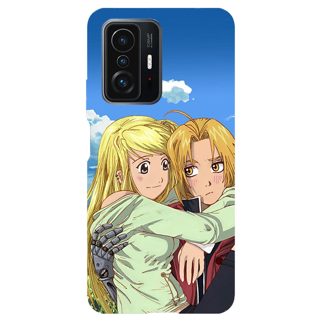 Husa compatibila cu Xiaomi 11T Pro model Winry and Edward Full Metal Achemist, Silicon, TPU, Viceversa